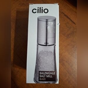 Cilio BARI Salt & Pepper Grinder Each Sold Separately Or As A Set